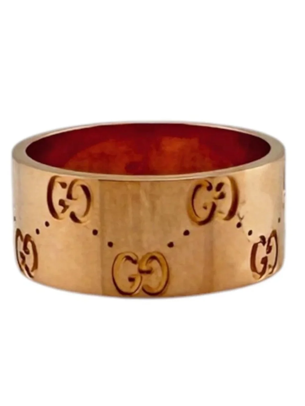 Gucci Icon Wide Ring 18k Pink Gold